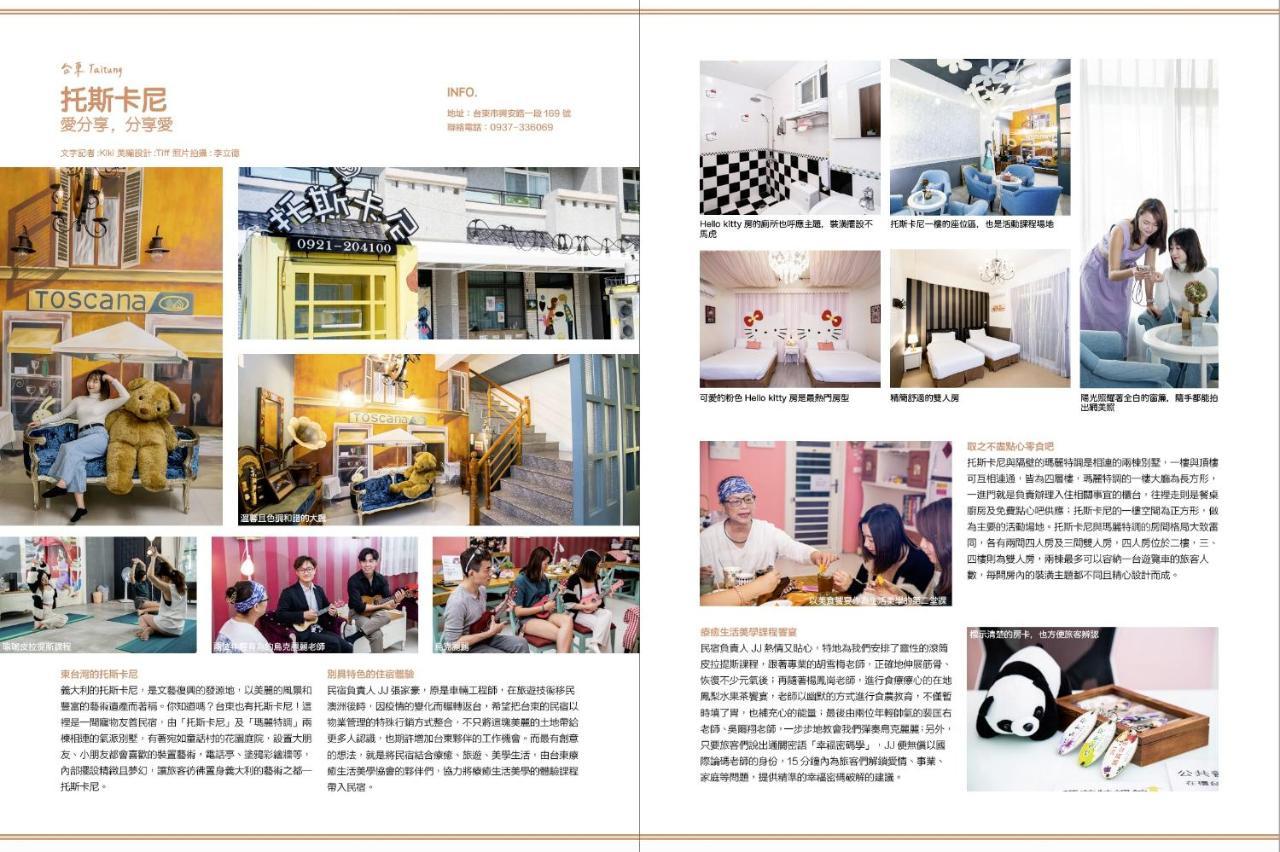 台東民宿托斯卡尼療癒館toscana Mary 親子寵物友善可包棟卡拉ok自動麻將 T'ai-tung エクステリア 写真